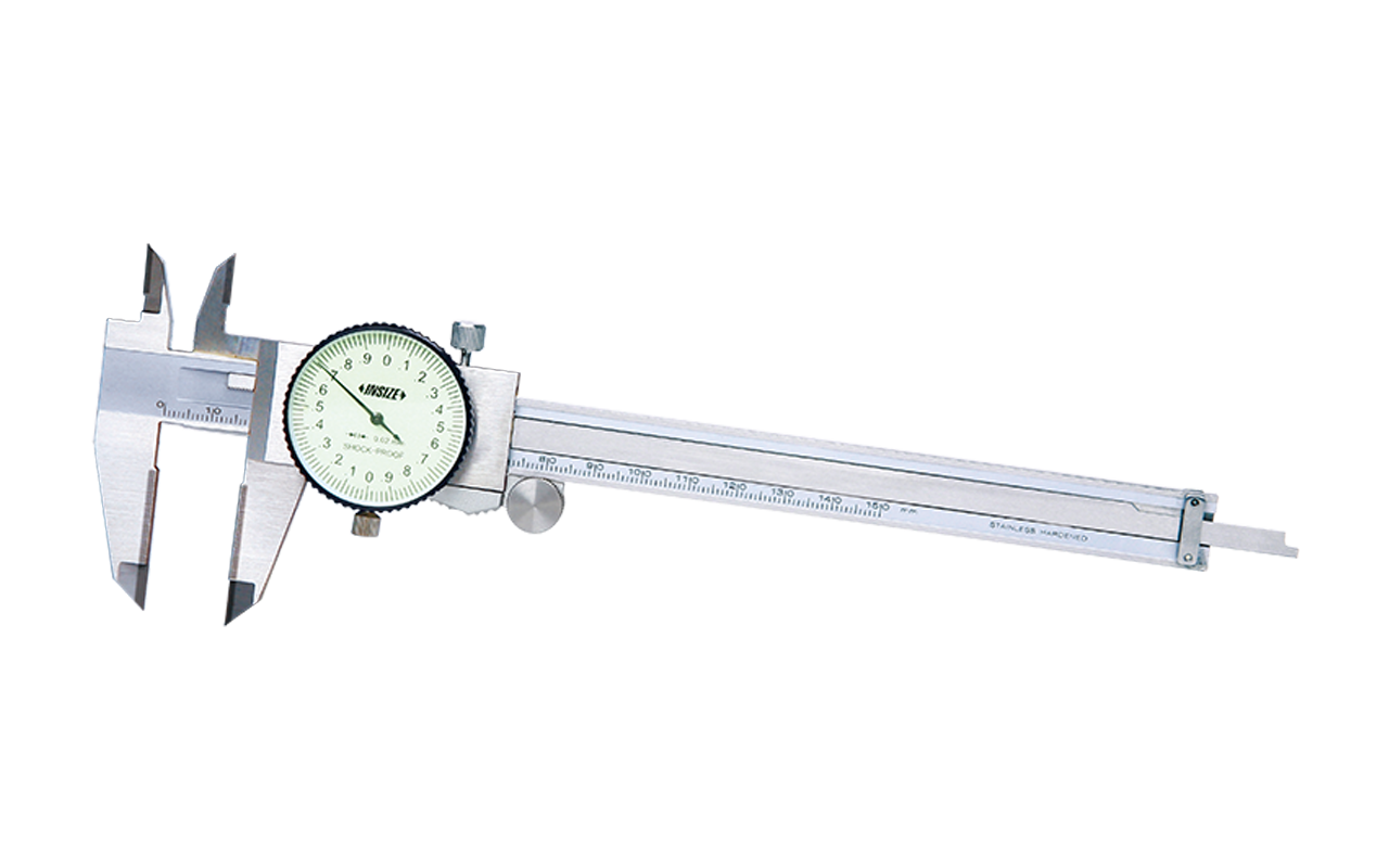 DIAL CALIPERS WITH CARBIDE TIPPED JAWS
